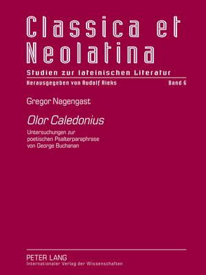 cover image of «Olor Caledonius»